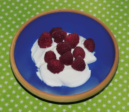 Skyr med baer